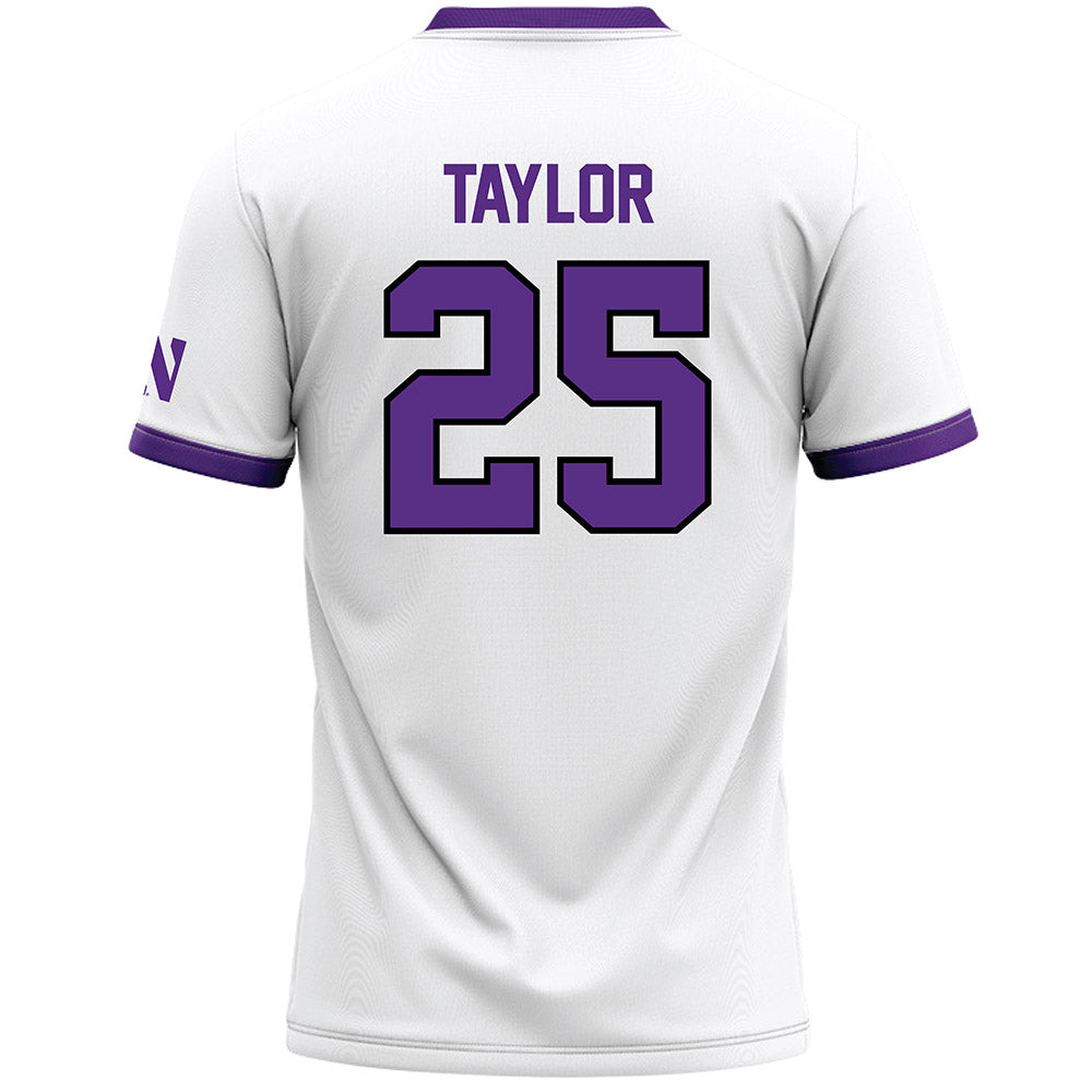 Northwestern - NCAA Women's Lacrosse : Madison Taylor - White Lacrosse Jersey