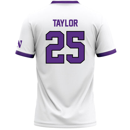 Northwestern - NCAA Women's Lacrosse : Madison Taylor - White Lacrosse Jersey