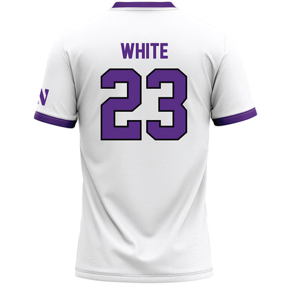 Northwestern - NCAA Women's Lacrosse : Samantha White - White Lacrosse Jersey