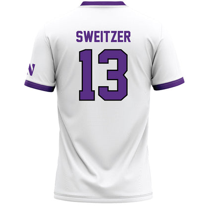 Northwestern - NCAA Women's Lacrosse : Delaney Sweitzer - White Lacrosse Jersey -1