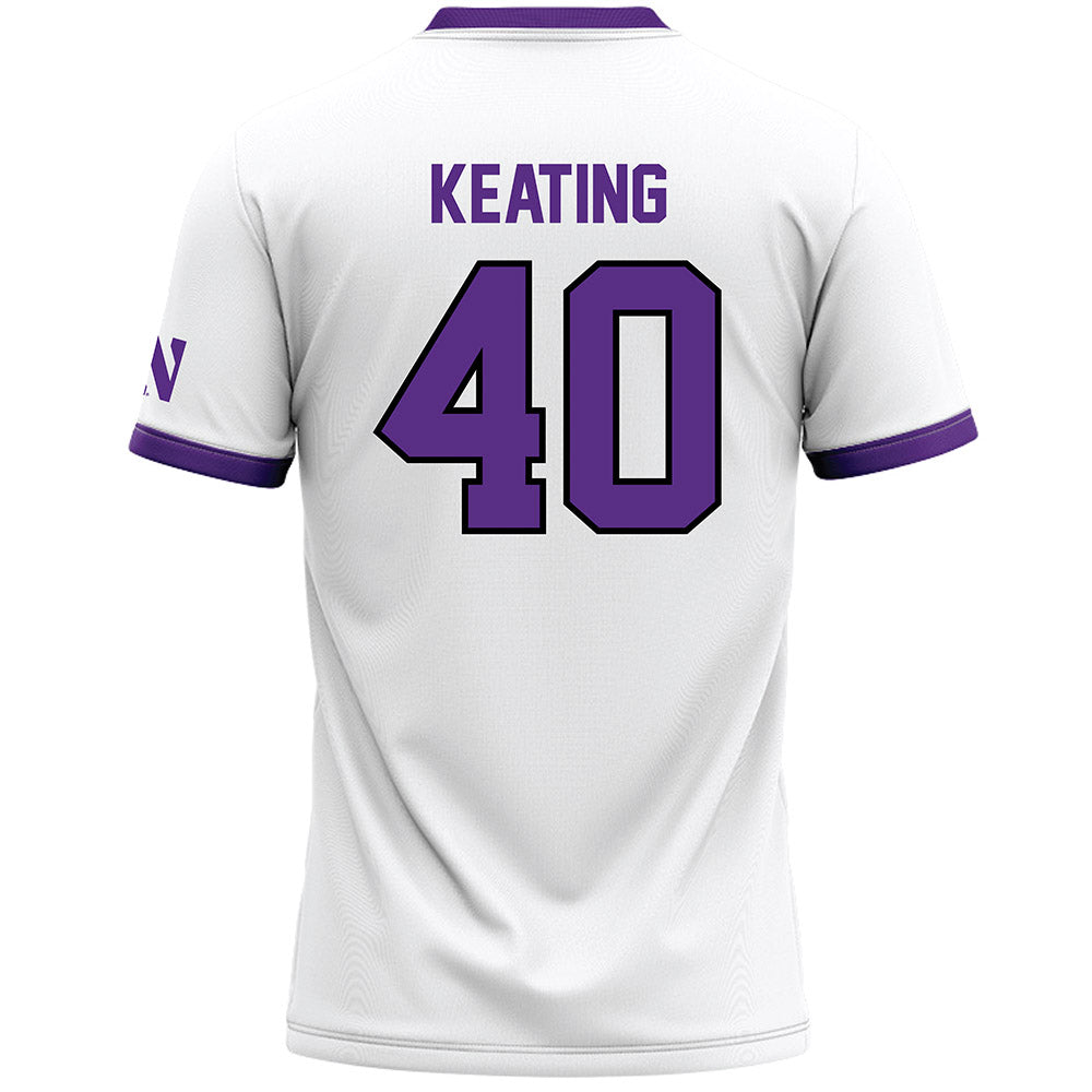 Northwestern - NCAA Women's Lacrosse : Karly Keating - White Lacrosse Jersey