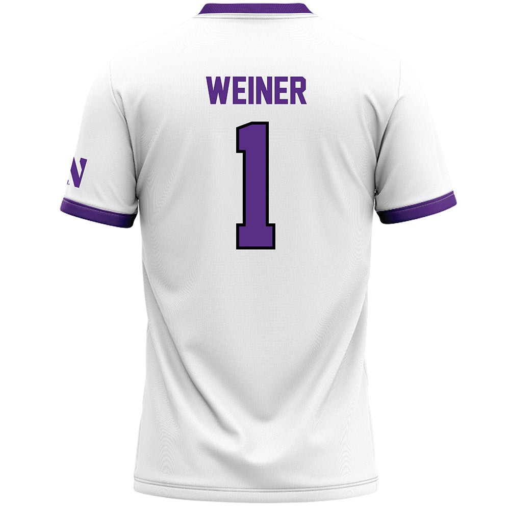 Northwestern - NCAA Women's Lacrosse : Rachel Weiner - White Lacrosse Jersey