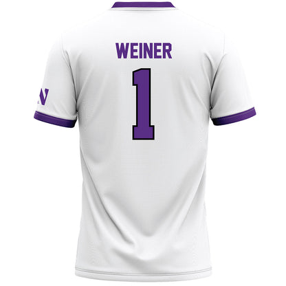 Northwestern - NCAA Women's Lacrosse : Rachel Weiner - White Lacrosse Jersey