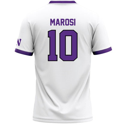 Northwestern - NCAA Women's Lacrosse : Claire Marosi - White Lacrosse Jersey -1