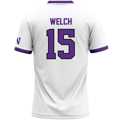 Northwestern - NCAA Women's Lacrosse : Kathryn Welch - White Lacrosse Jersey