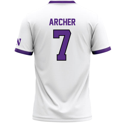 Northwestern - NCAA Women's Lacrosse : Lauren Archer - White Lacrosse Jersey