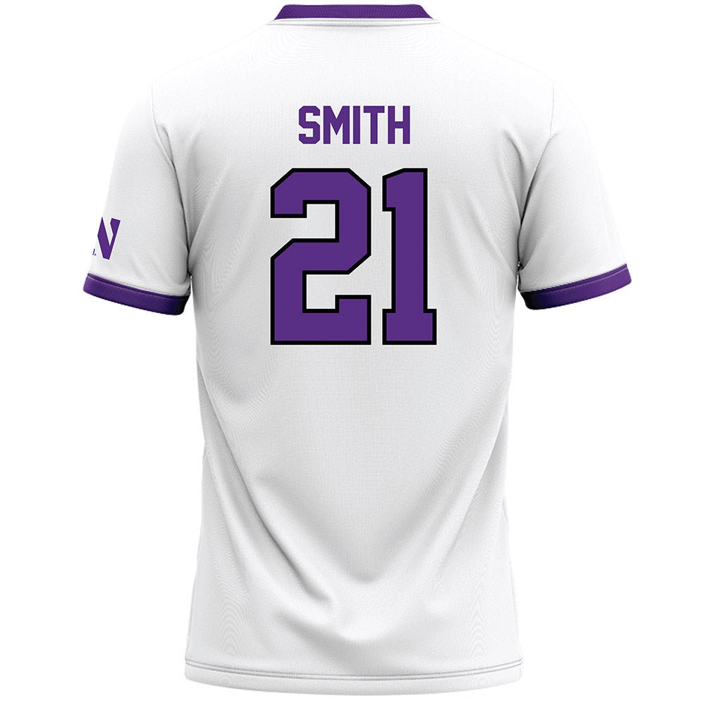 Northwestern - NCAA Women's Lacrosse : Madison Smith - White Lacrosse Jersey