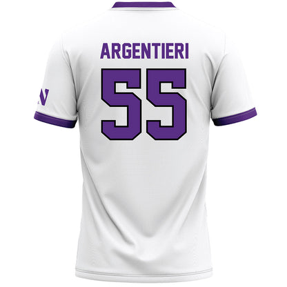 Northwestern - NCAA Women's Lacrosse : Francesca Argentieri - White Lacrosse Jersey