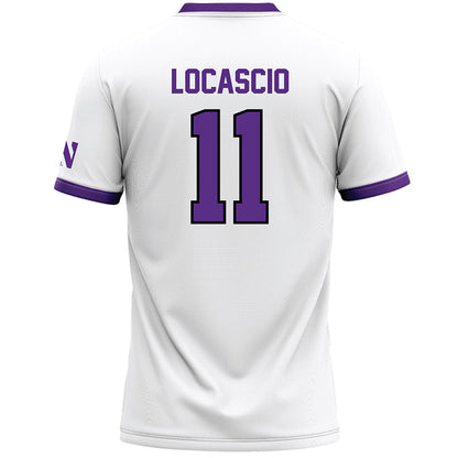 Northwestern - NCAA Women's Lacrosse : Abby LoCascio - White Lacrosse Jersey