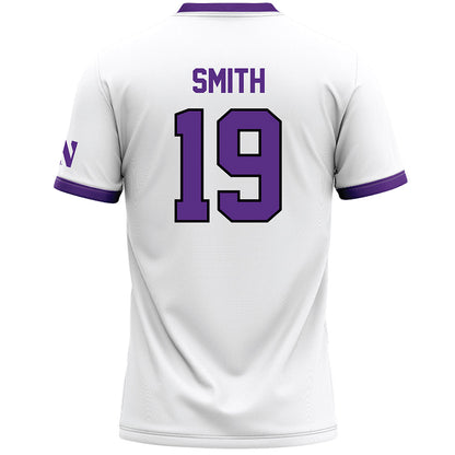 Northwestern - NCAA Women's Lacrosse : Samantha Smith - White Lacrosse Jersey