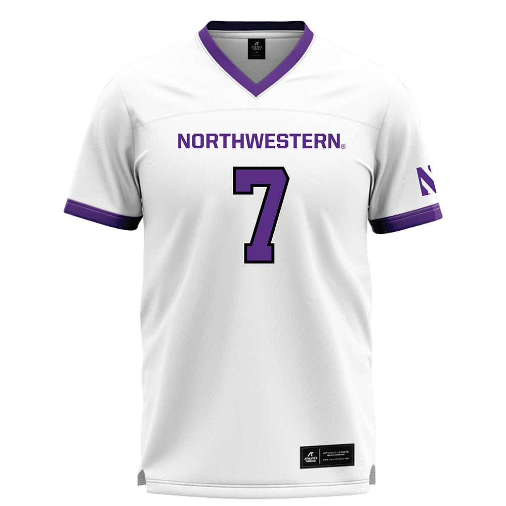 Northwestern - NCAA Women's Lacrosse : Lauren Archer - White Lacrosse Jersey