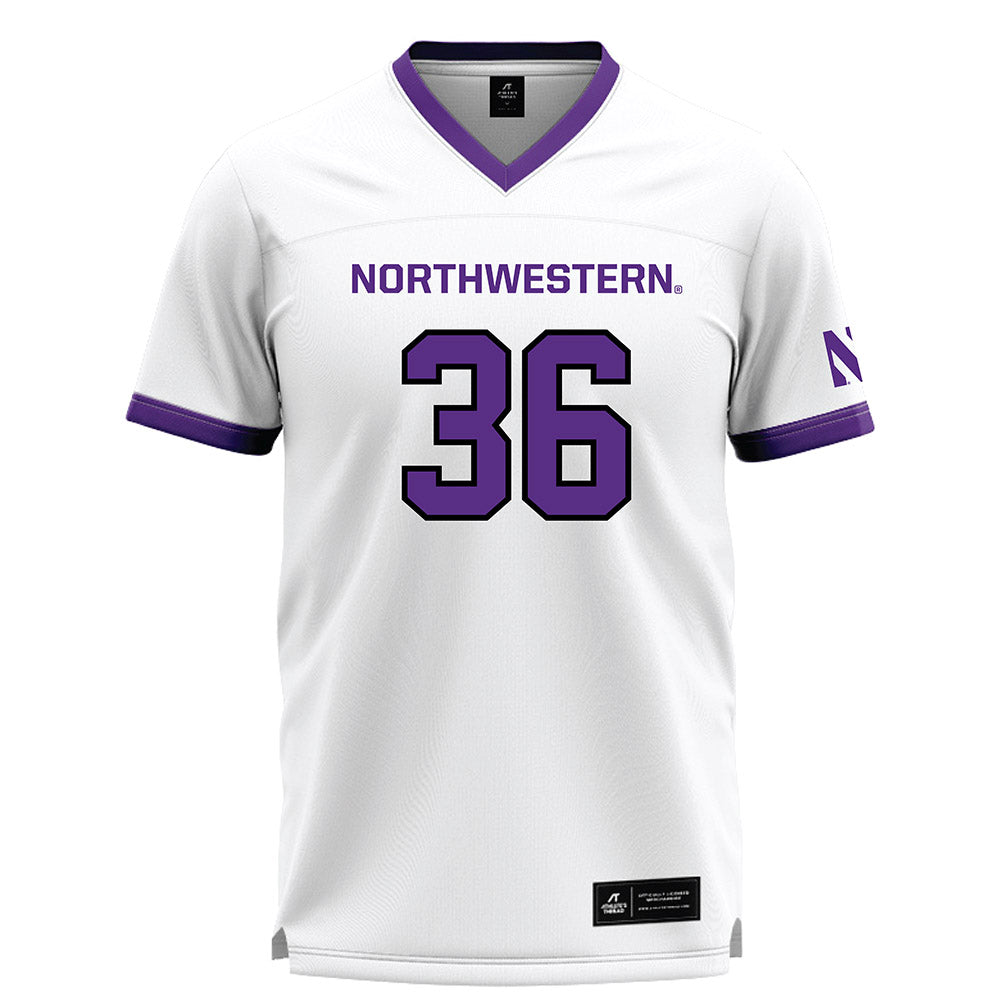 Northwestern - NCAA Women's Lacrosse : Cara Nugent - White Lacrosse Jersey
