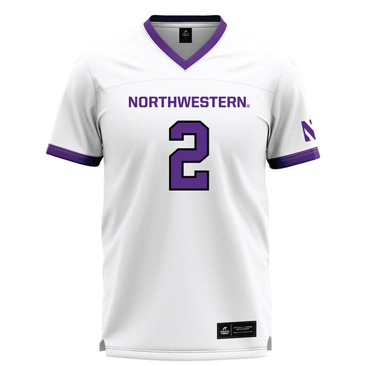 Northwestern - NCAA Women's Lacrosse : Jaylen Rosga - White Lacrosse Jersey -0