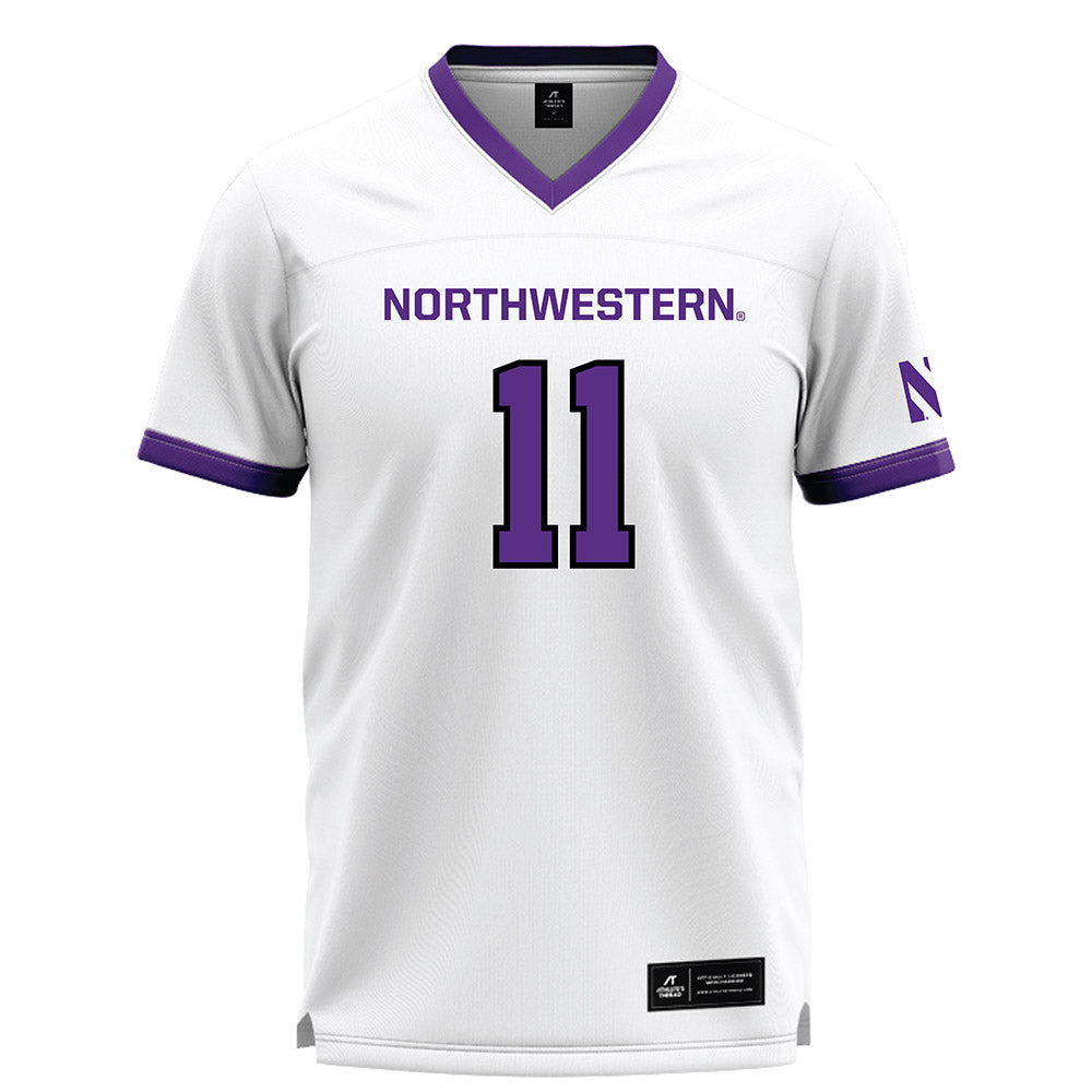 Northwestern - NCAA Women's Lacrosse : Abby LoCascio - White Lacrosse Jersey
