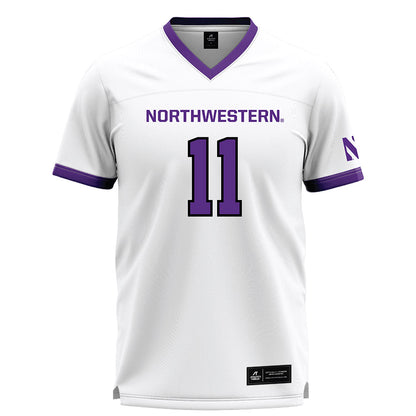 Northwestern - NCAA Women's Lacrosse : Abby LoCascio - White Lacrosse Jersey
