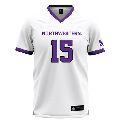 Northwestern - NCAA Women's Lacrosse : Kathryn Welch - White Lacrosse Jersey