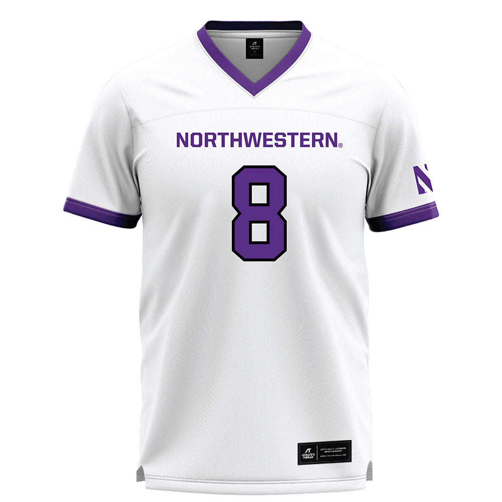 Northwestern - NCAA Women's Lacrosse : Megan Mallgrave - White Lacrosse Jersey