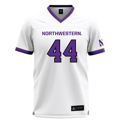 Northwestern - NCAA Women's Lacrosse : Camille Grieve - White Lacrosse Jersey -0