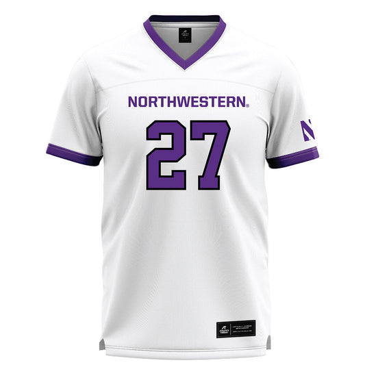 Northwestern - NCAA Women's Lacrosse : Izzy Scane - White Lacrosse Jersey