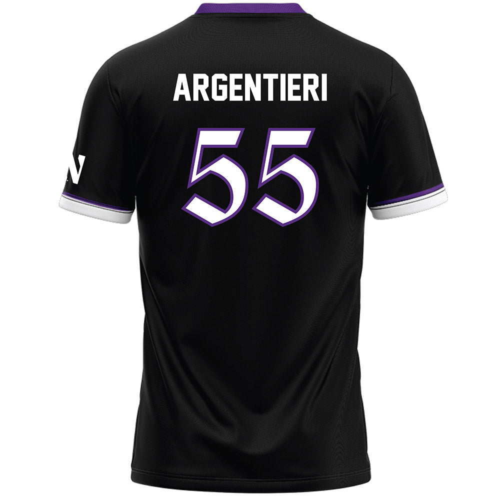 Northwestern - NCAA Women's Lacrosse : Francesca Argentieri - Black Lacrosse Jersey