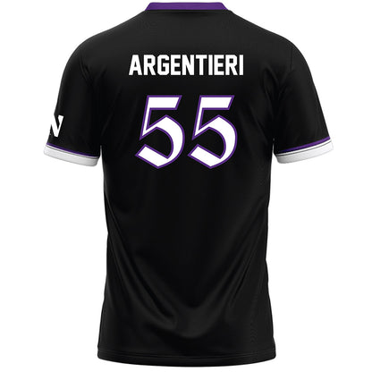 Northwestern - NCAA Women's Lacrosse : Francesca Argentieri - Black Lacrosse Jersey