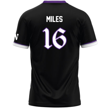 Northwestern - NCAA Women's Lacrosse : Niki Miles - Black Lacrosse Jersey -1