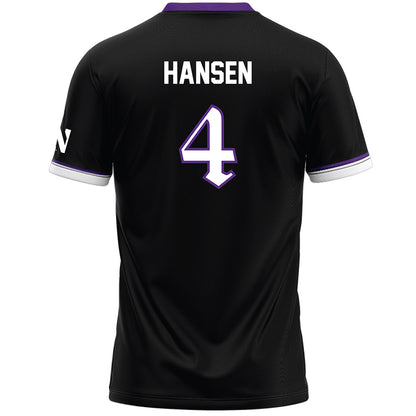 Northwestern - NCAA Women's Lacrosse : Reese Hansen - Black Lacrosse Jersey -1