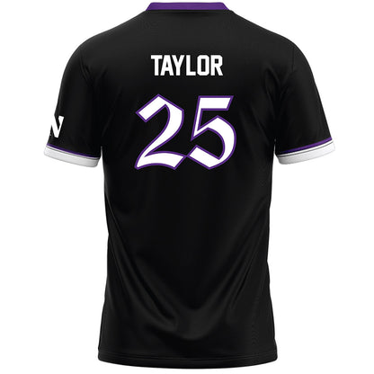 Northwestern - NCAA Women's Lacrosse : Madison Taylor - Black Lacrosse Jersey