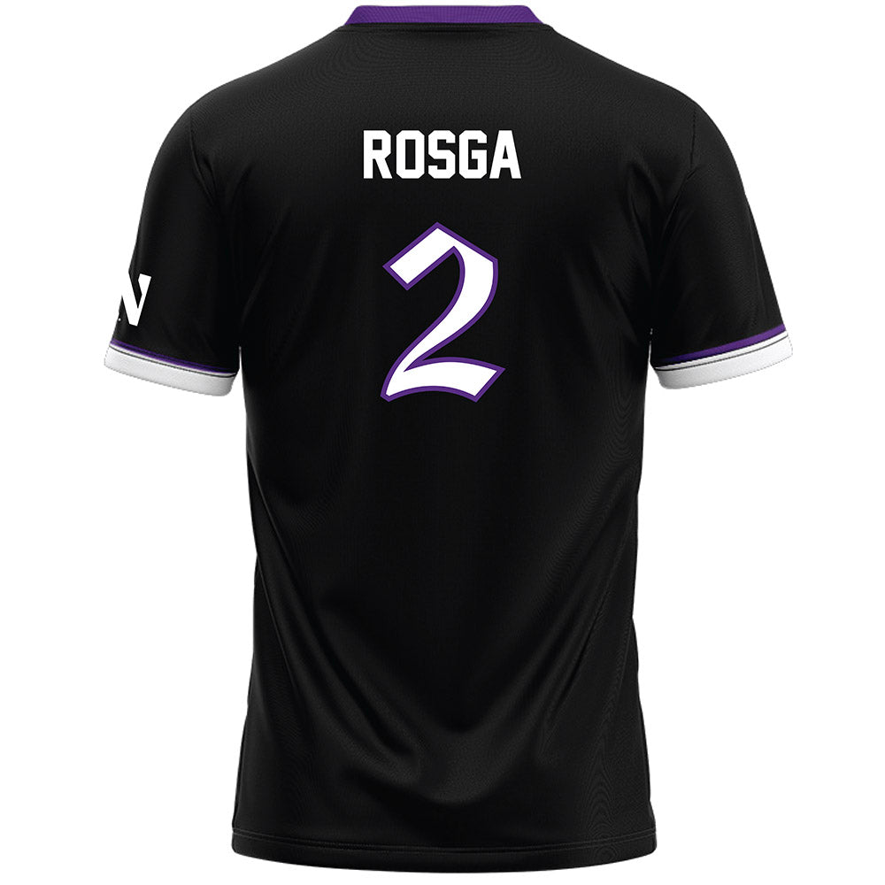 Northwestern - NCAA Women's Lacrosse : Jaylen Rosga - Black Lacrosse Jersey -1
