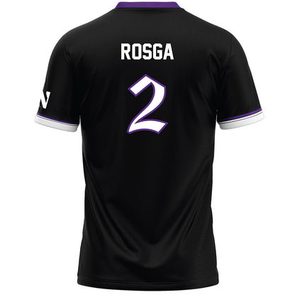 Northwestern - NCAA Women's Lacrosse : Jaylen Rosga - Black Lacrosse Jersey -1