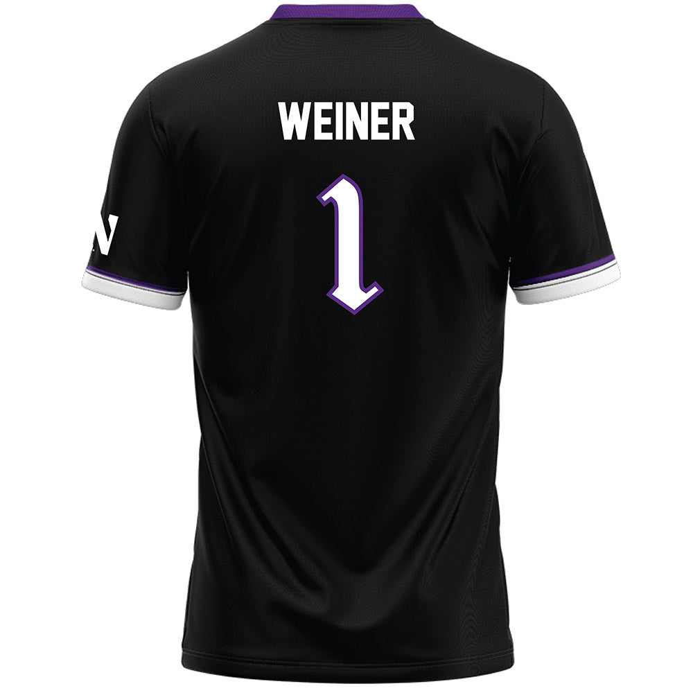 Northwestern - NCAA Women's Lacrosse : Rachel Weiner - Black Lacrosse Jersey