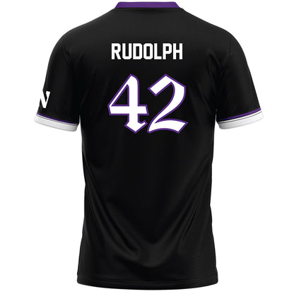 Northwestern - NCAA Women's Lacrosse : Hannah Rudolph - Black Lacrosse Jersey -1