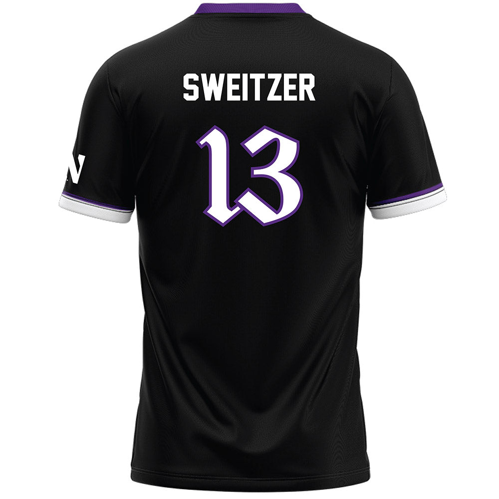 Northwestern - NCAA Women's Lacrosse : Delaney Sweitzer - Black Lacrosse Jersey -1