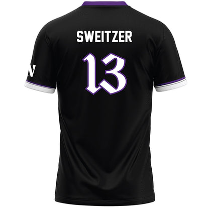 Northwestern - NCAA Women's Lacrosse : Delaney Sweitzer - Black Lacrosse Jersey -1