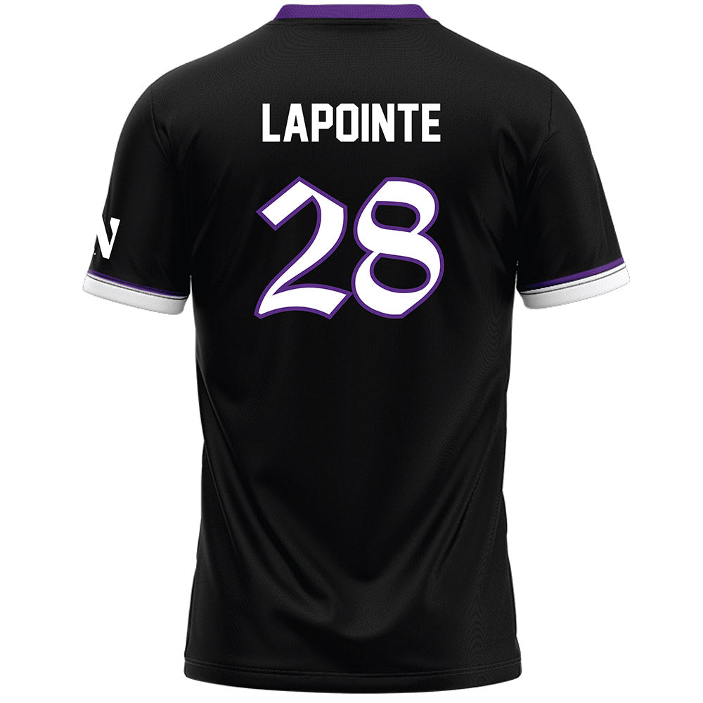 Northwestern - NCAA Women's Lacrosse : Taylor Lapointe - Black Lacrosse Jersey
