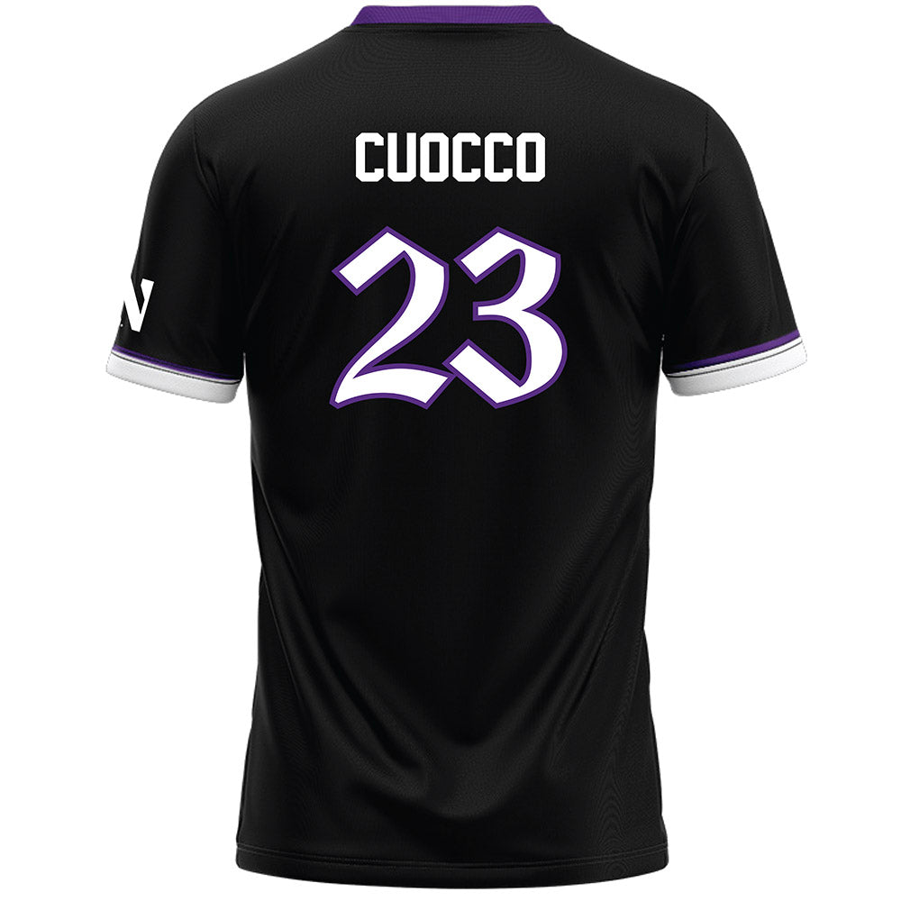 Northwestern - NCAA Women's Lacrosse : Jenika Cuocco - Black Lacrosse Jersey -1
