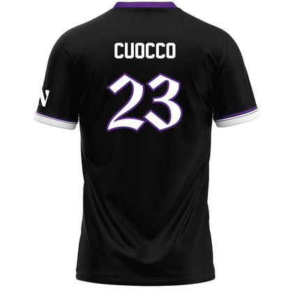 Northwestern - NCAA Women's Lacrosse : Jenika Cuocco - Black Lacrosse Jersey -1