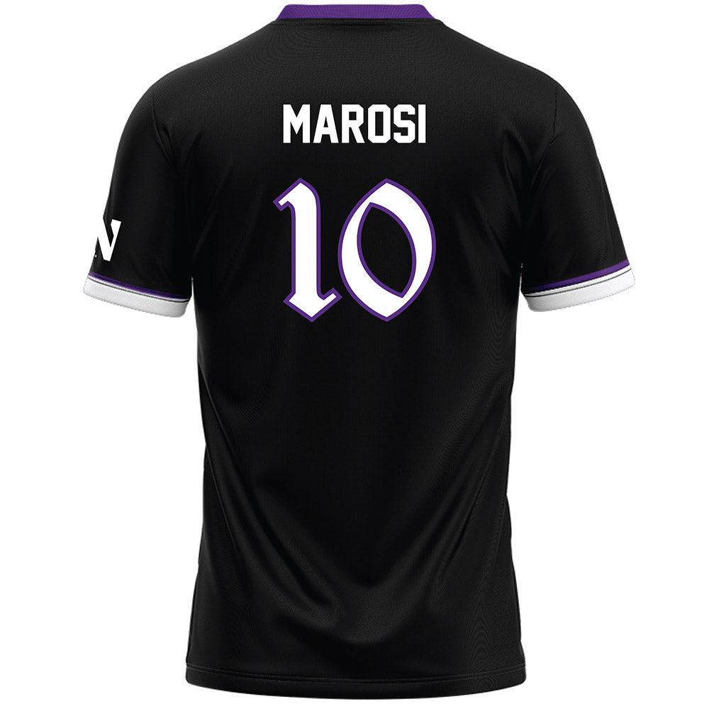 Northwestern - NCAA Women's Lacrosse : Claire Marosi - Black Lacrosse Jersey -1