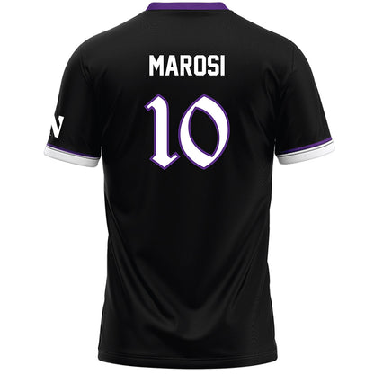 Northwestern - NCAA Women's Lacrosse : Claire Marosi - Black Lacrosse Jersey -1