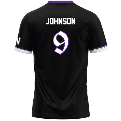 Northwestern - NCAA Women's Lacrosse : Hannah Johnson - Black Lacrosse Jersey