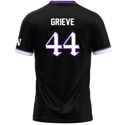 Northwestern - NCAA Women's Lacrosse : Camille Grieve - Black Lacrosse Jersey -1