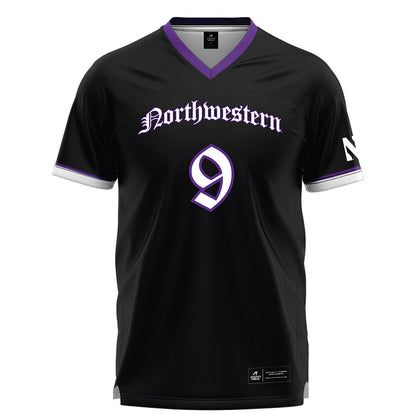 Northwestern - NCAA Women's Lacrosse : Hannah Johnson - Black Lacrosse Jersey