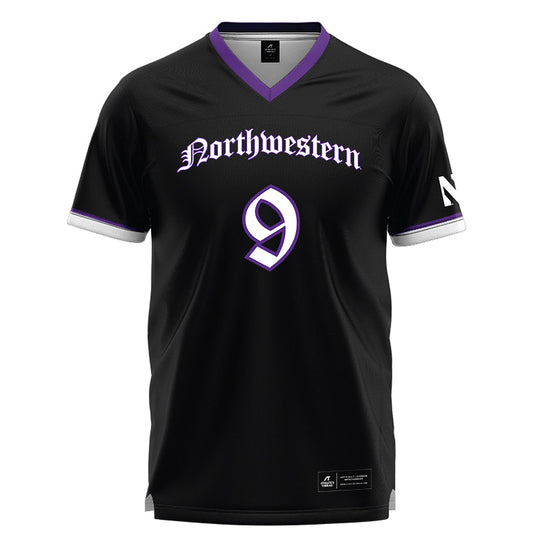 Northwestern - NCAA Women's Lacrosse : Hannah Johnson - Black Lacrosse Jersey