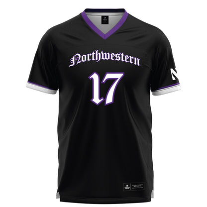 Northwestern - NCAA Women's Lacrosse : Jenna Soto - Black Lacrosse Jersey -0