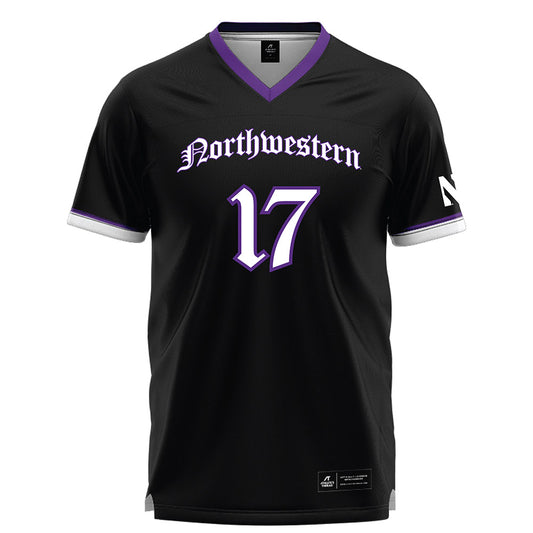Northwestern - NCAA Women's Lacrosse : Jenna Soto - Black Lacrosse Jersey -0