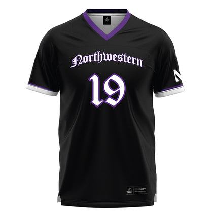 Northwestern - NCAA Women's Lacrosse : Samantha Smith - Black Lacrosse Jersey