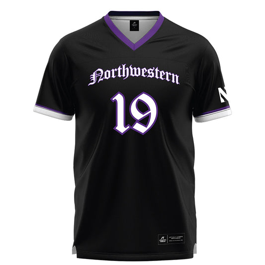 Northwestern - NCAA Women's Lacrosse : Samantha Smith - Black Lacrosse Jersey