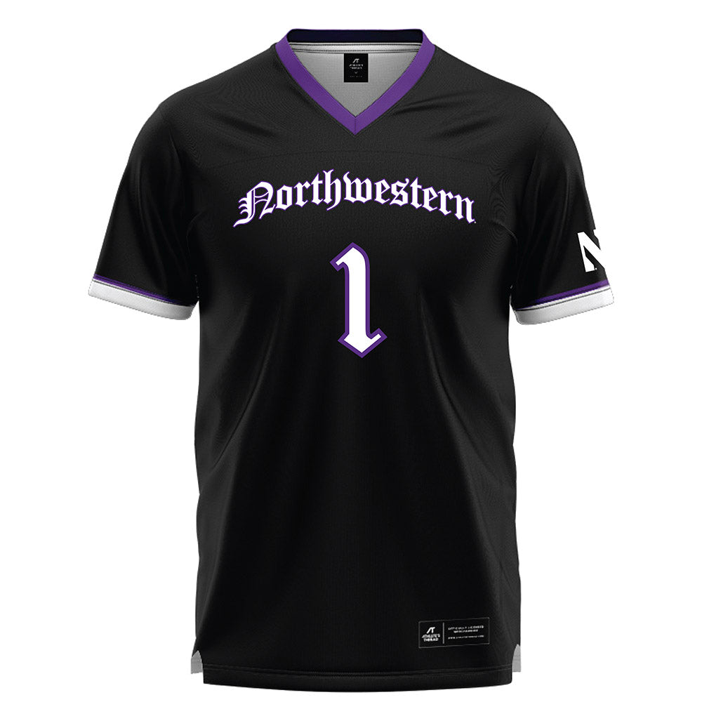 Northwestern - NCAA Women's Lacrosse : Rachel Weiner - Black Lacrosse Jersey