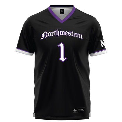 Northwestern - NCAA Women's Lacrosse : Rachel Weiner - Black Lacrosse Jersey