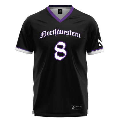 Northwestern - NCAA Women's Lacrosse : Megan Mallgrave - Black Lacrosse Jersey